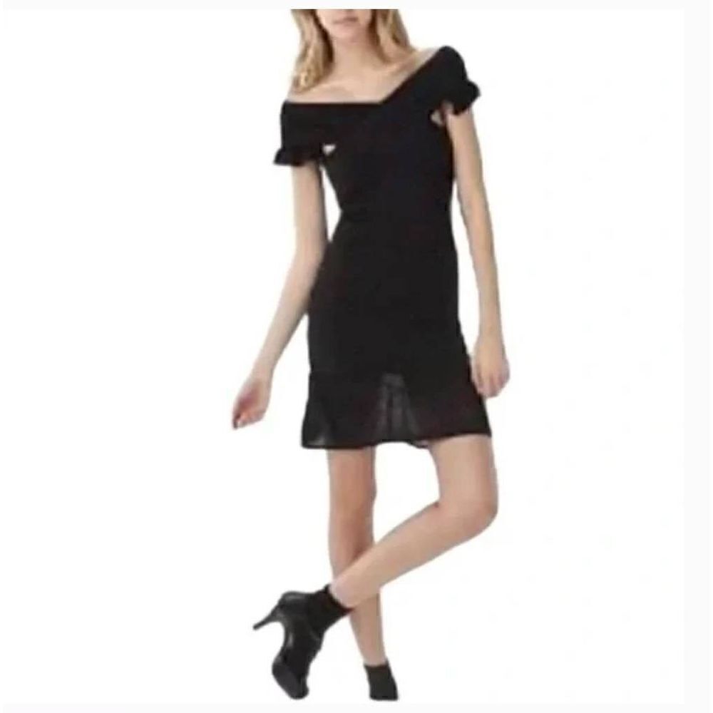 Zac Posen for Target Black Shimmery Off the Shoulder Bodycon Dress, M, NWOT